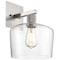 Access Lighting Port Nine Chardonnay, Chardonnay LED Wall Sconce, Brushed Steel Finish, Seeded Glass 63144LEDDLP-BS/SDG - alternate 2
